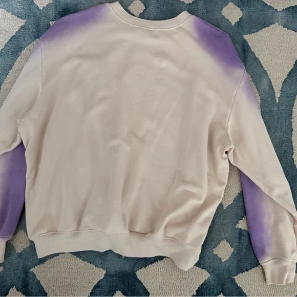 Wild Fable Cream Sweatshirt with Lavender Dip-Dye Shoulders - Picture 13 of 15
